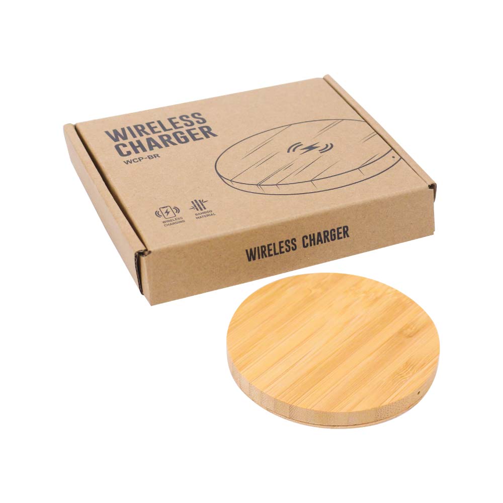 Bamboo Qi Charging Pad