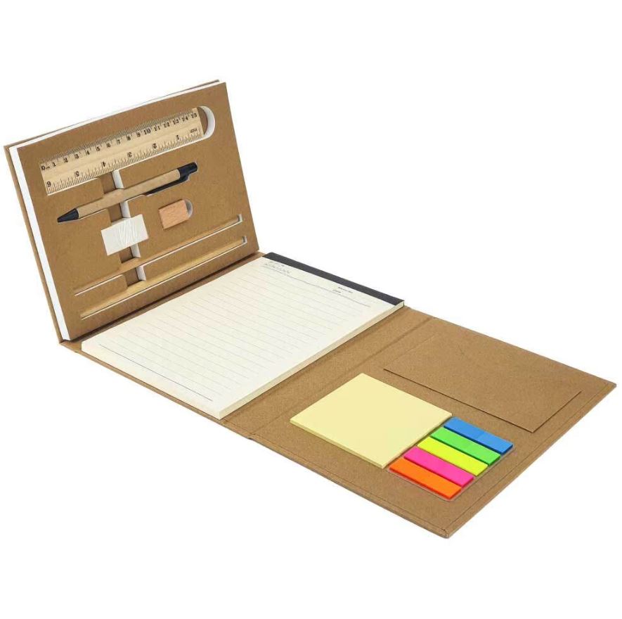 Stationery Set with Notepad & Accessories