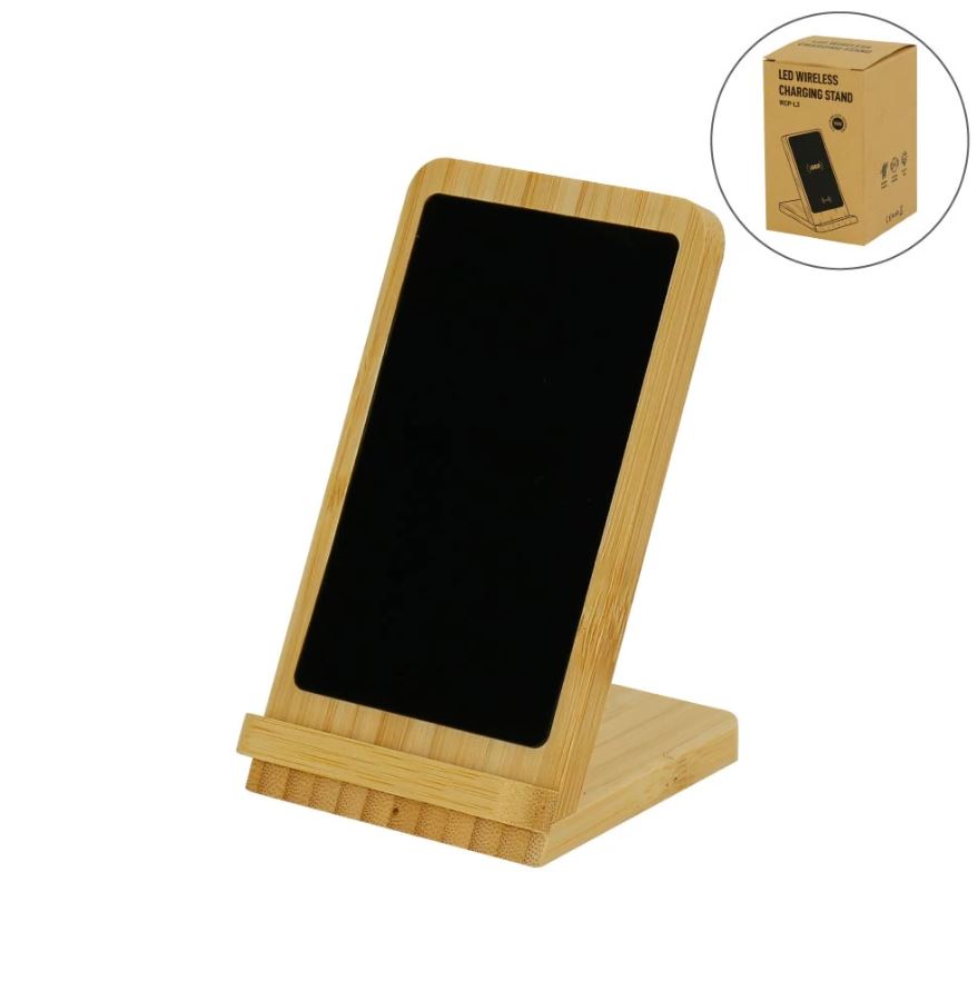 Bamboo Wireless Charging Stand