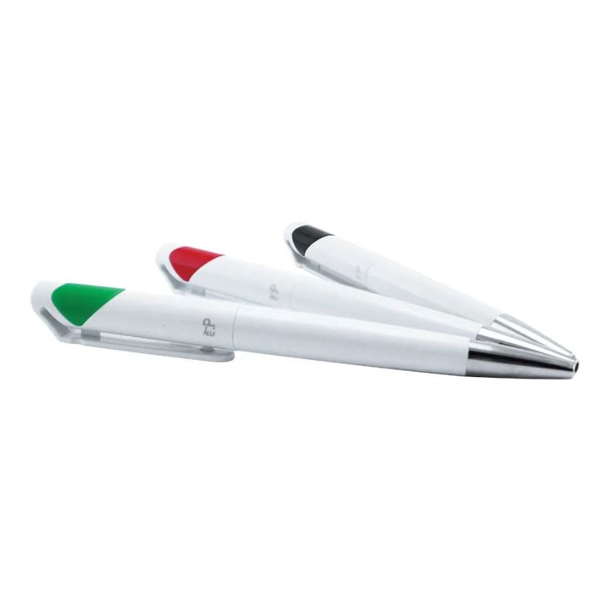 Multicolored Pen with Attachable Clip