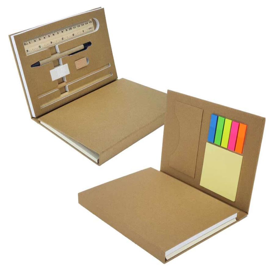 Stationery Set with Notepad & Accessories