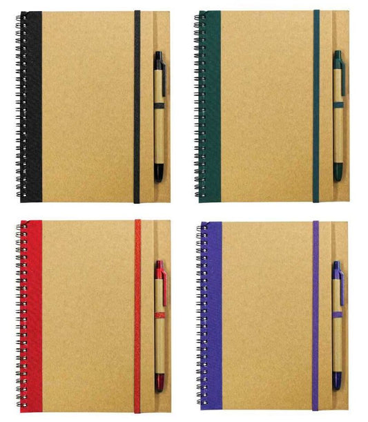 Notebook with Bamboo Pen